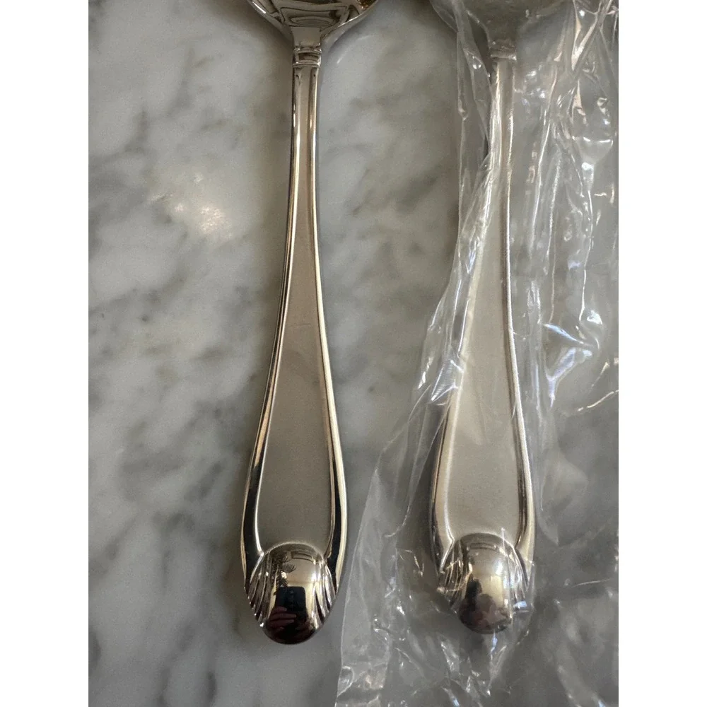 Oneida Garnet Stainless Soup Spoons Set of 6 Glossy 18/10 Silverware